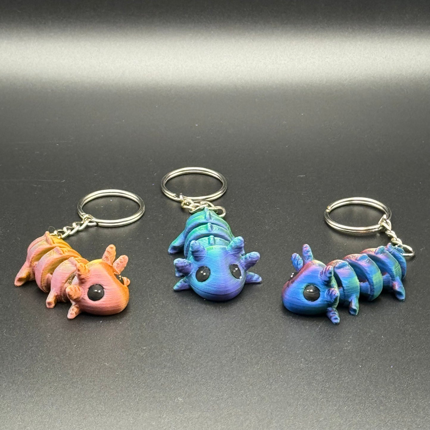 Baby Axolotl Keychain