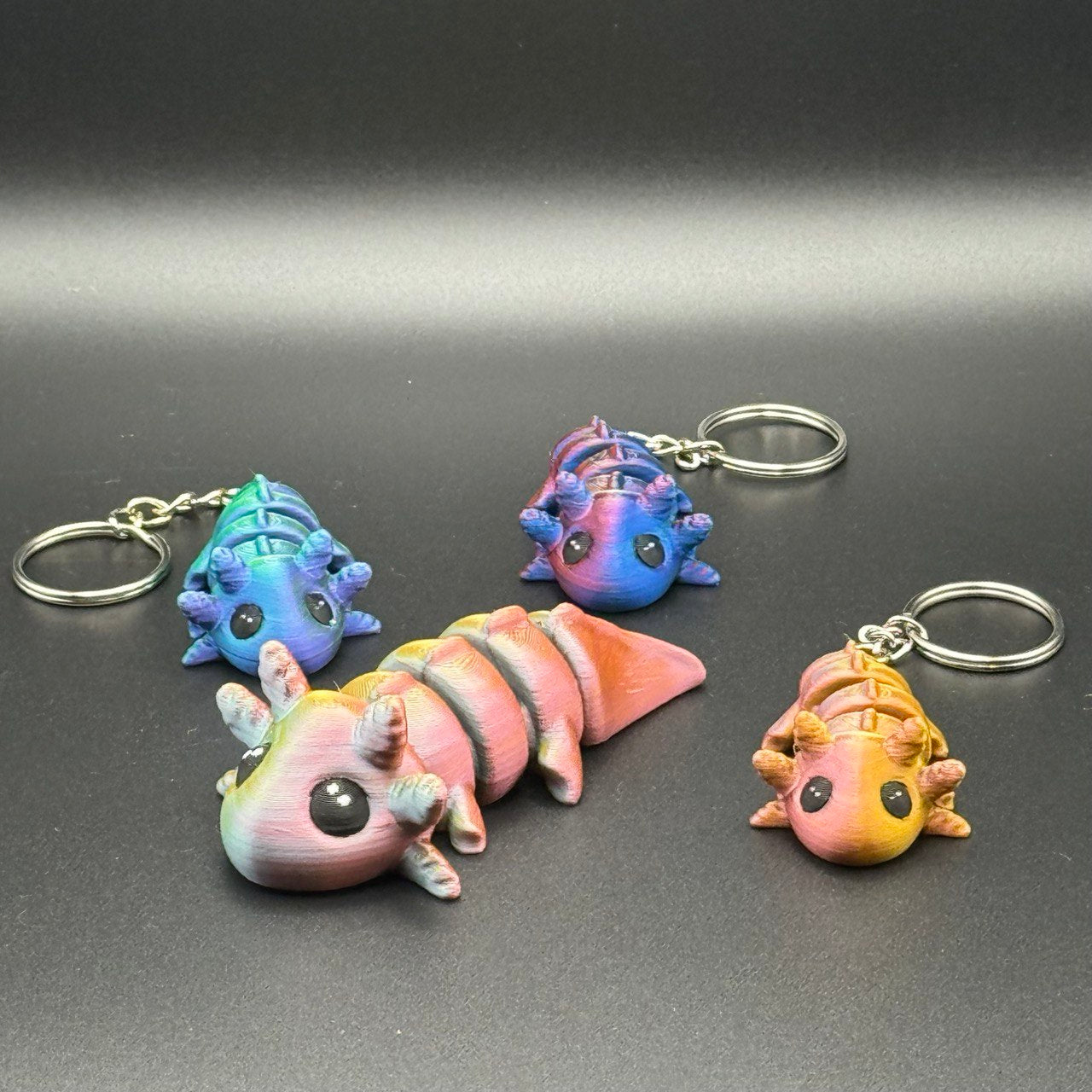 Baby Axolotl Keychain